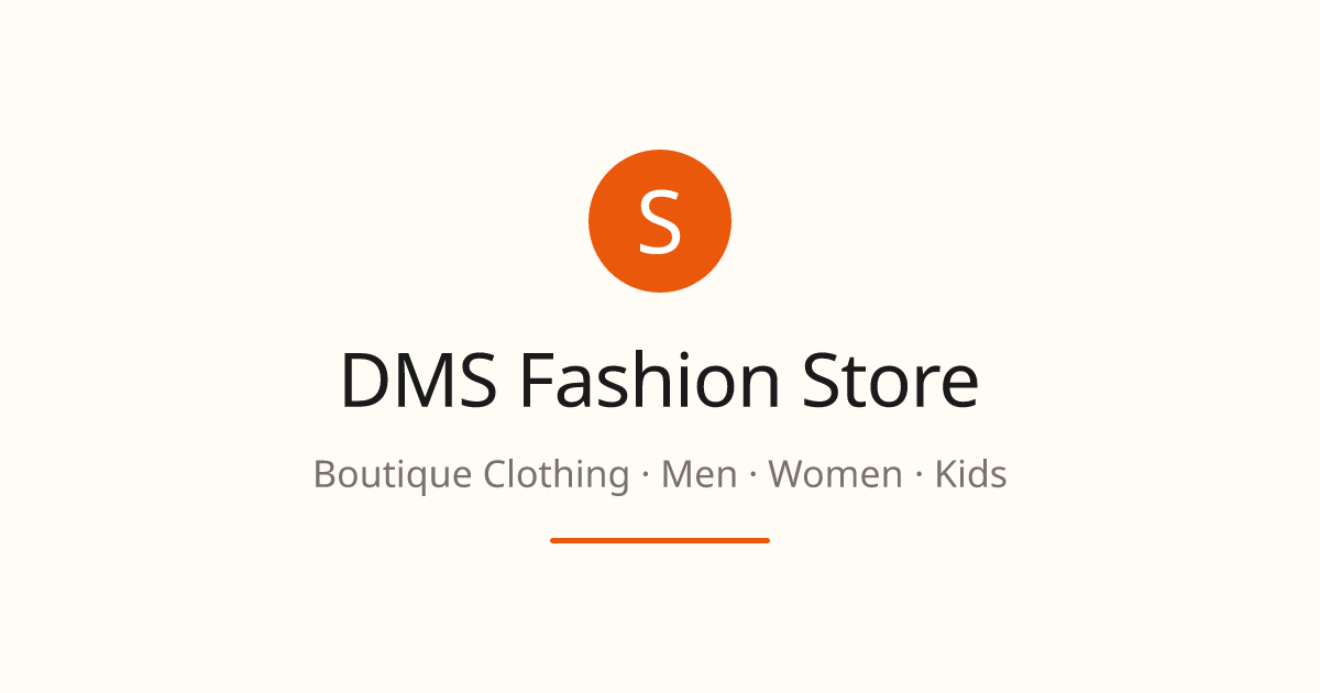 DMS Fashion Store